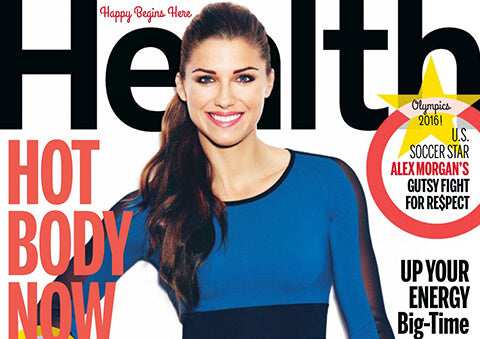 Cropped image of Health Magazine cover, May 2016 issue