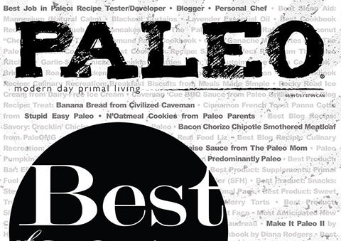 cropped cover image of Paleo Magazine Best of 2014 issue
