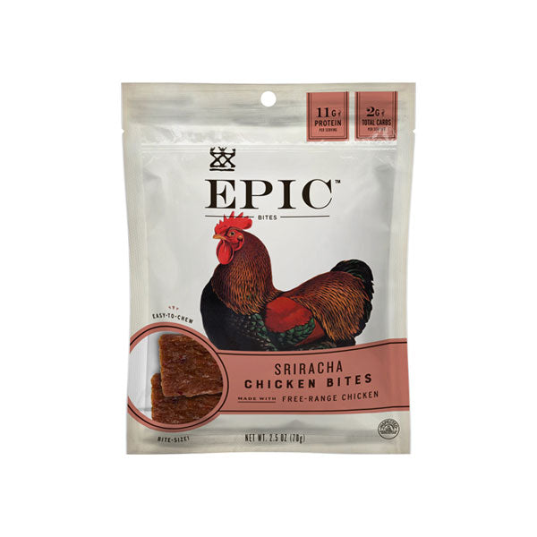 Epic Chicken Sriracha Nutrition Bar - 6oz 4ct : Target