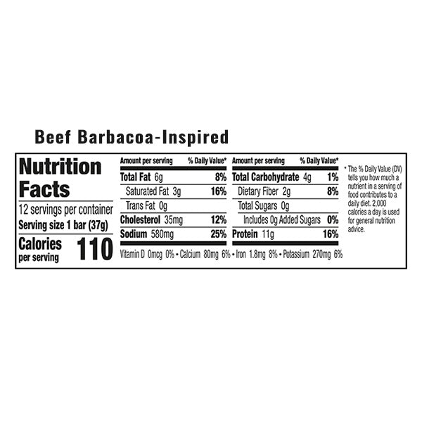 an image of this product's nutrition facts on a white background.