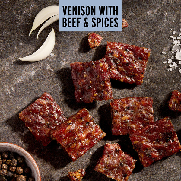 Venison with Beef Bites