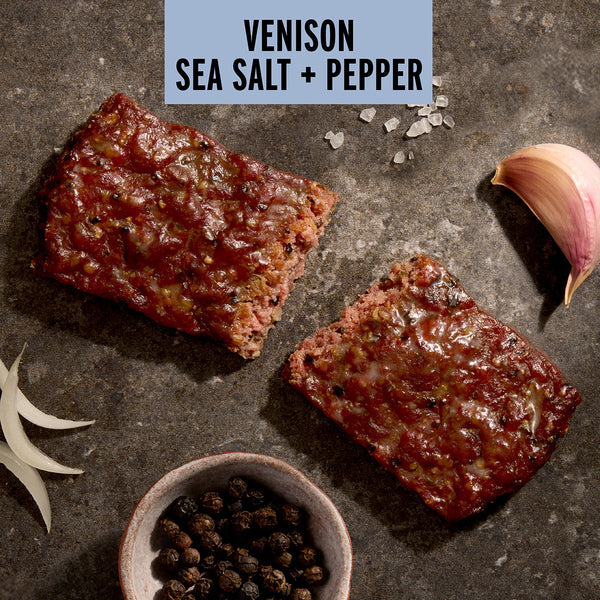 Venison Sea Salt Pepper Bar