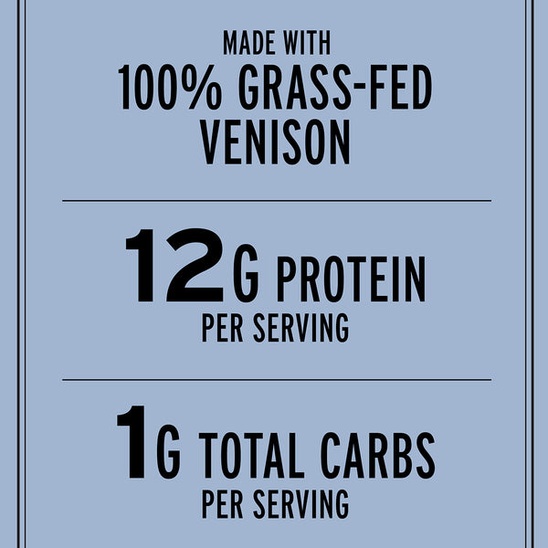 Venison Sea Salt Pepper Bar