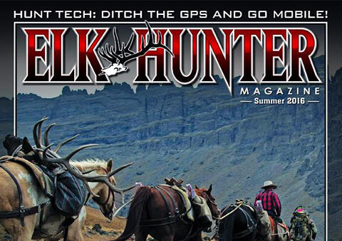 cropped image of Elk Hunter Magazine cover, summer 2016 issue