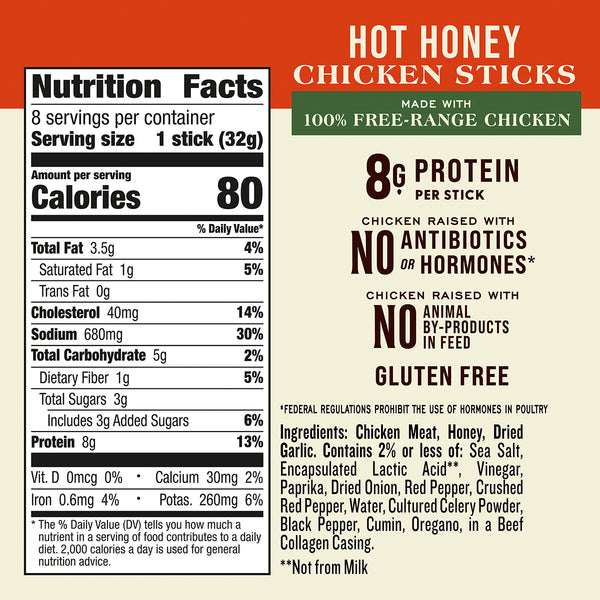 Hot Honey Chicken Sticks