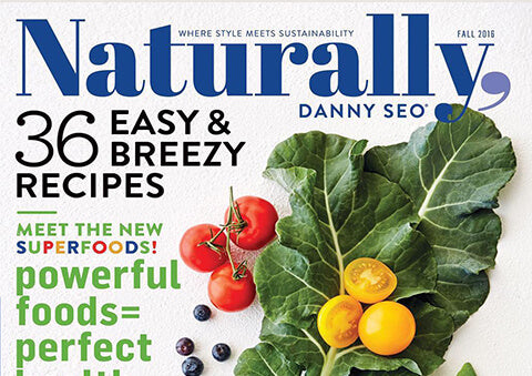 Cropped cover of Naturally, Danny Seo magazine, fall 2016 issue